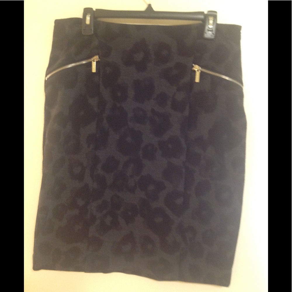Michael Kors skirt  knit - silver Kors zippers